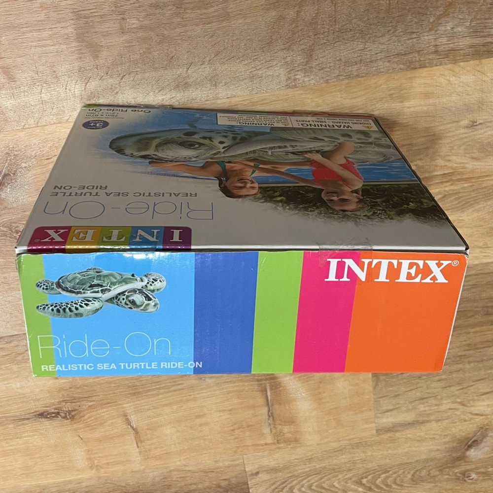 Intex Green Sea Turtle Ride-On - Picture 4 of 4